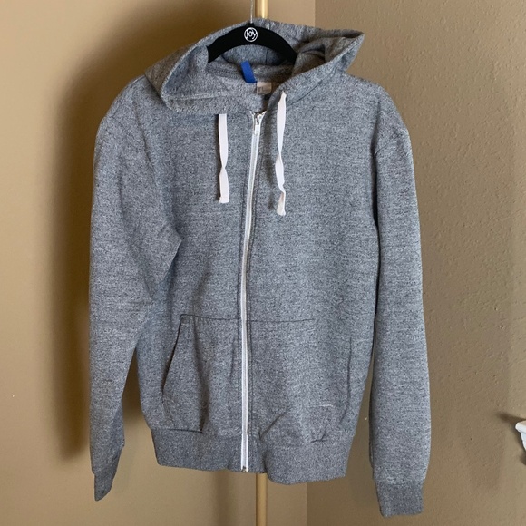 H&M Divided Light Gray Full Zip Hoodie sweatshirt Size Small - Picture 1 of 5